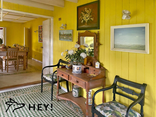 Casa Con Gran Terreno Y 2 Cabañas En De Santo Domingo