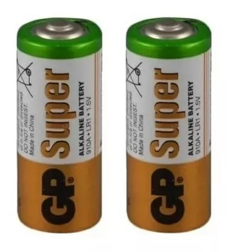 Publicidad Chicle vertical 2 Bateria Pila Kit Gp Alcalina N Lr1 Am5 Mn9100 910a 1.5v