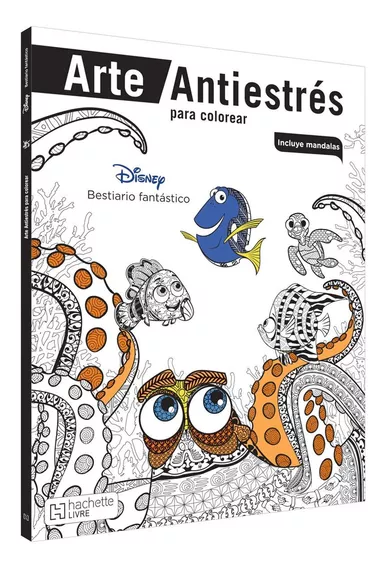 Arte Antiestres Bestiario Fantastico Disney Colorear Mandala