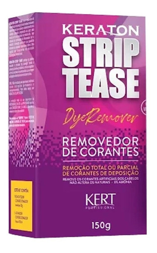 Keraton Strip Tease Removedor De Corantes Kert Tom Neutro Neutro