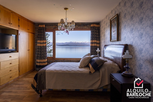 Imagen 7 de 18 de Alquiler Casa En Bariloche Con Costa De Lago Nahuel Huapi. 10 Pax. Km5. 360.