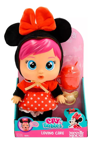 Muñeca Disney Cry Babies Loving Care Minnie Mouse Lagrimas