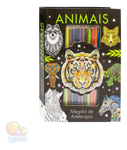 Meu Superkit Brilhante De Arteterapia Animais | Todolivro