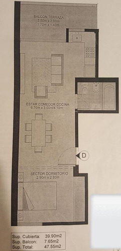 Imagen 10 de 11 de Excelente Departamento Dos Ambientes Nuevo Con Balcón, . Impecable! Opción Cocheras.
