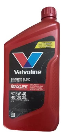 Aceite 15w40 Semi Sintetico Valvoline