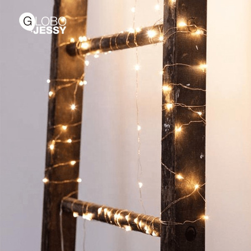 Luces Led Hada 10 Metros 100 Leds A Pilas Guirnalda