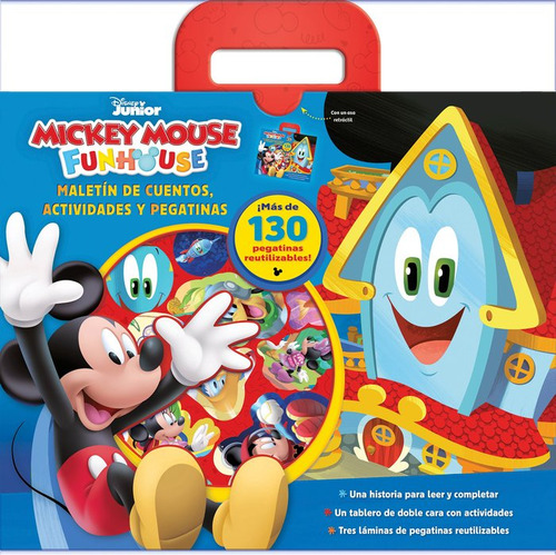 Mickey Mouse Funhouse Maletin De Cuentos Actividades Y Pegat