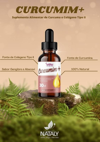 4x Curcumim+ Açafrão E Colágeno Tipo Ii Gotas 30ml Nataly