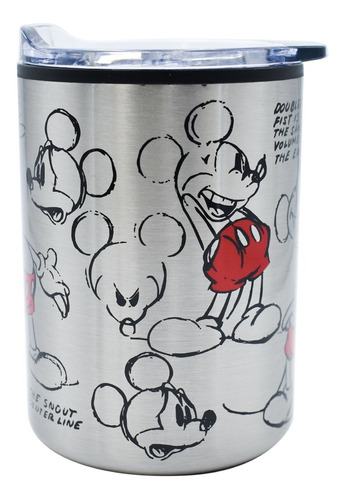 Termo Para Café Acero Inoxidable Disney Mickey Minnie 350ml