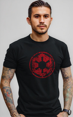 Playera Darth Vader Star Wars Logo Figura Serie Mandalorian