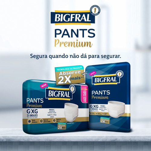 Imagem 5 de 6 de Kit Roupa Íntima Descartável Bigfral P/m L 20 P 18 - 80 U