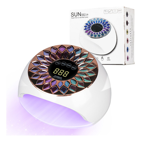 Lámpara De Secador De Uñas Led De Gel Esmalte Profesional 29