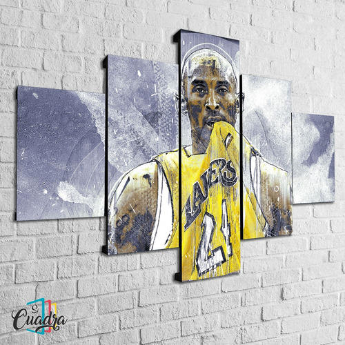 Cuadro Kobe Bryant Moderno Personalizado  Mosaico Basketball
