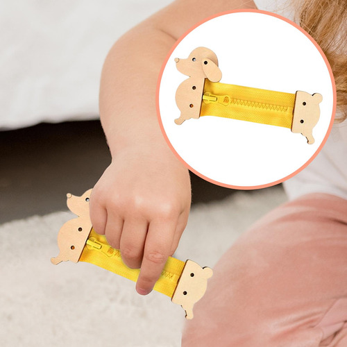 Montessori Busy Board Accesorios Cremallera Desarrollar
