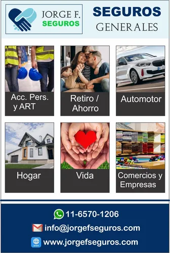 Seguros ®®® Automotor, Moto, Vida, Empresas, Art, Caución