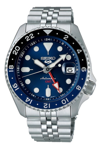 Reloj Seiko 5 Sports Ssk003k Automático Gmt Hombre Liniers