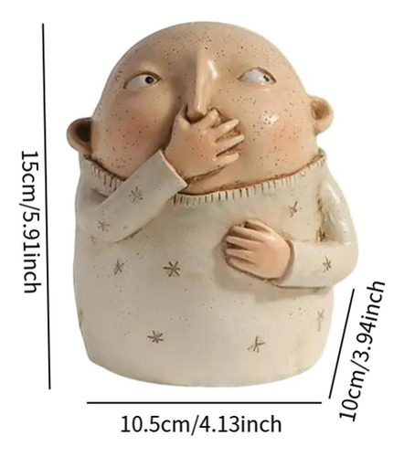 Estatua De Baño De Niño Con La Nariz Sujetada Figura