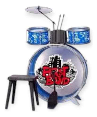 Batería Musical Para Niños Completa First Band Regalo Ideal