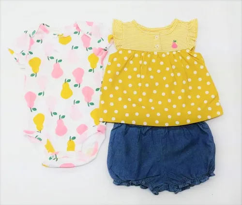 Conjunto 3 Piezas Short Ni a Carters 18 Meses 1k443910 H