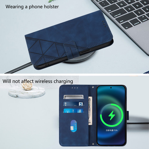 Funda De Piel Empresarial Para Motorola E15, A Prueba De Salpicaduras, 3 Ranuras Para Tarjetas, Soporte, Bloqueo Rfid, 6 Colores