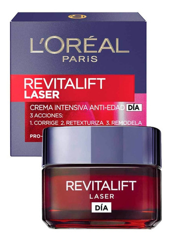 Crema Antiarrugas Loreal Revitalift Laser X3 Dia 50 Ml