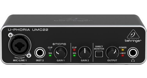 Interface Audio Behringer Umc22 Vmusic