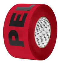 Comprar Cinta De Seguridad Peligro Rollo 304 Metros (1000ft) Truper Color Rojo