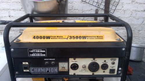 Vendo Planta Generadora De Electricidad Champions De 4000wat