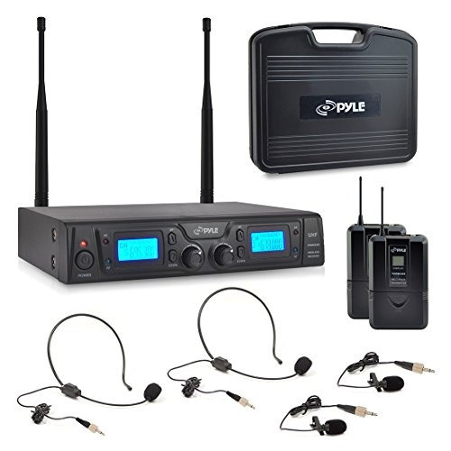 Pyle Uhf Wireless Microphone   Rack Mountable