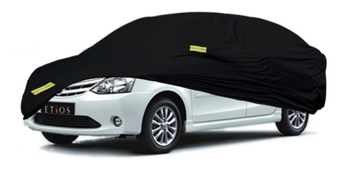 Cobertor Toyota Etios Sedan Negro Funda Forro Protector Uv