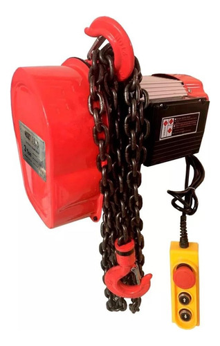 Imagen 2 de 3 de Diferencial Polipasto Eléctrica De Cadena 3 Tonelada X 6 M