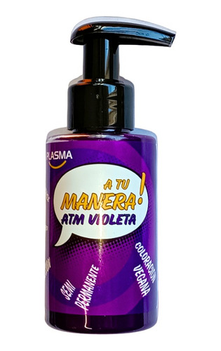 Tintura Vegana Fantasía Plasma X 100 Grs Violeta