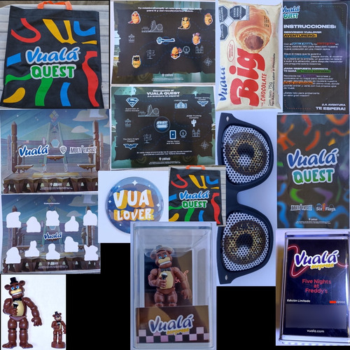 Figura Freddy Edición Especial Vualá Tour Set Completo Fnaf (Usado)