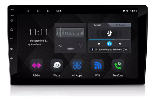 Multimidia Universal 2din Carplay Android 13 2gb 32gb Voz 9p