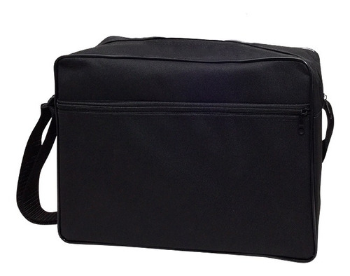 Bolsa Carteiro Cobrança Nylon Reflex 1352 Cor Preto