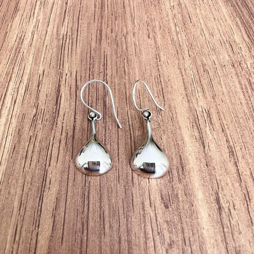 Imagen 4 de 10 de Aretes Largo De Plata Ley .925 Agálea Mujer