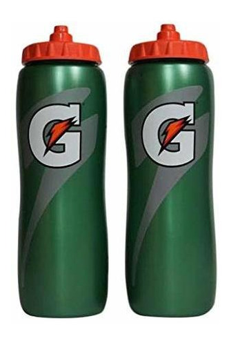Gatorade 32 Oz Squeeze Water Sports Bottle - Paquete De 2 - 
