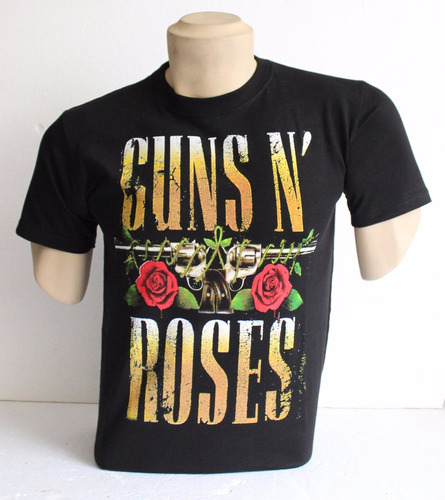 Polo Guns N' Roses - Modelo Flower Talla L Talla Unica