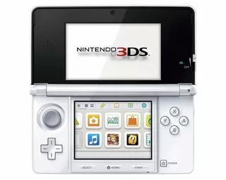 Nintendo 3DS CTR-001 color ice white