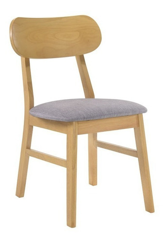 Silla Nordica Agnek Madera Tapizada 2da Seleccion Outlet