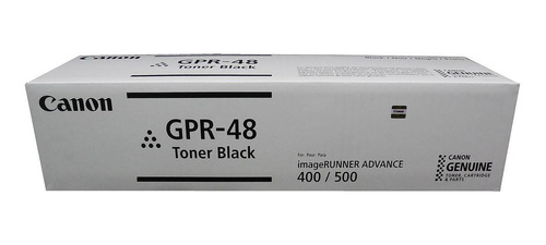 Cartucho De Tóner Canon Gpr-48 15200 Páginas Negro