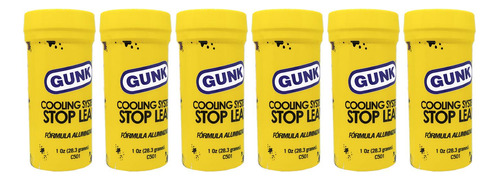 Sellador Para Fugas Sistema De Enfriamiento Gunk C501 6 Pzas