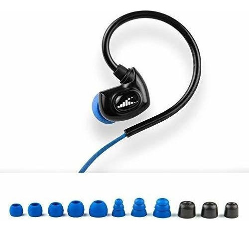 Auriculares H2o Audio Surge Sx10, Ipx8 A Prueba De Agua, Cab