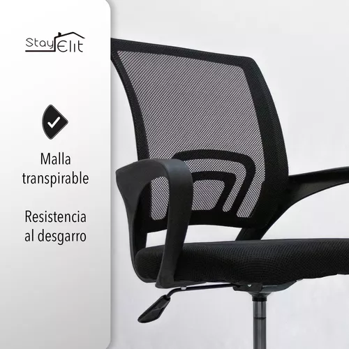 Easy R Silla oficina ergonómica roja smartworking malla transpirable