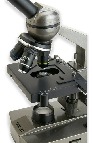 Microscópio composto Carson para estudantes iniciantes. Multi cor