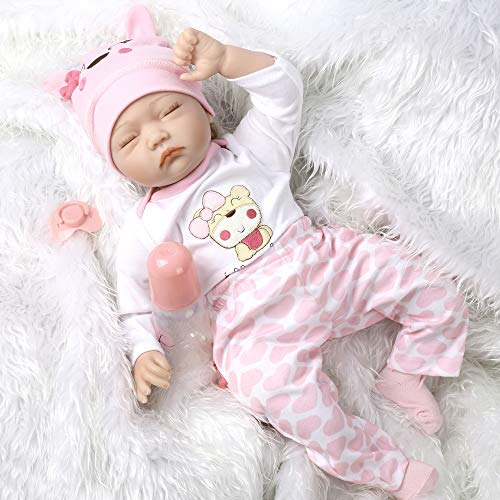 Ucanaan Lifelike Reborn Baby Dolls With Soft Weighted Body R