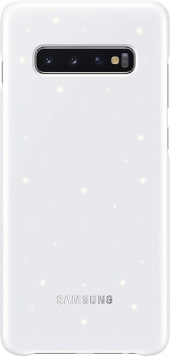 Case Samsung Led Back Cover Para Galaxy S10 Plus Blanco