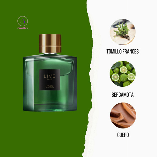 Perfume Live Polo Para Hombre Lbel 100 Ml