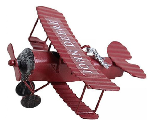 2 Biplano, Modelo De Metal, Adorno De Aviones, Colgante