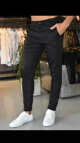 Imagen 6 de 8 de Pantalón Chupin + Camisa + Cinto Vestir